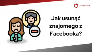Smutna postać z telefonem obok uśmiechniętej głowy z ikoną minusa. Jak usunąć znajomego z Facebooka?