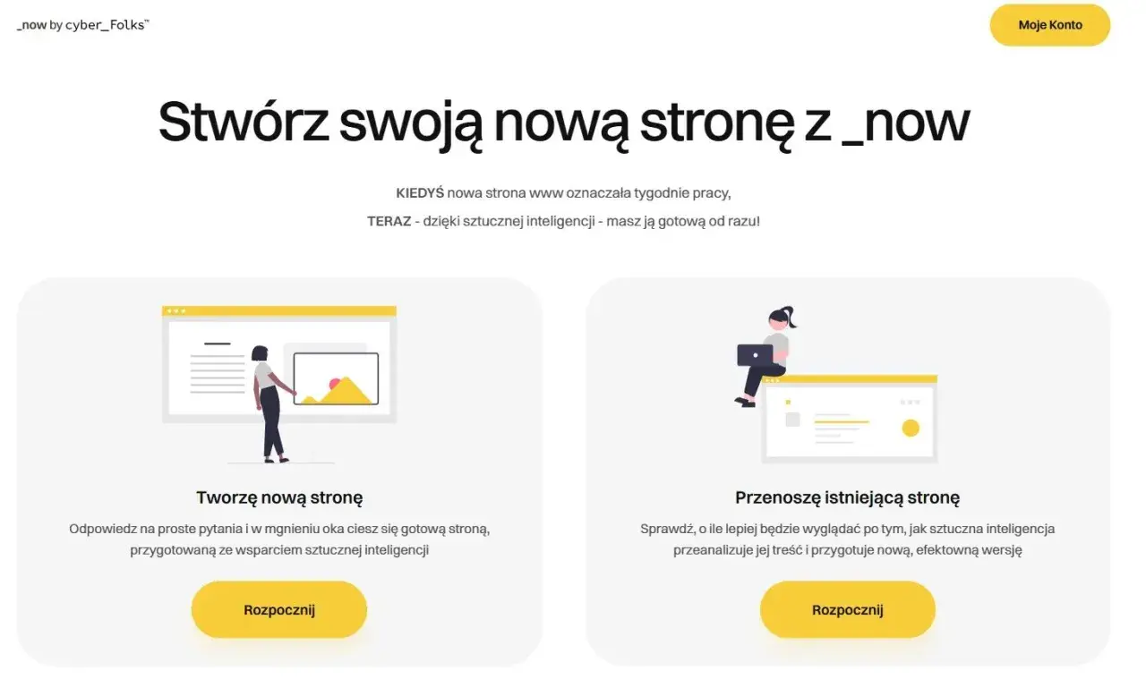 Stwórz stronę internetową HTML z pomocą AI. Szybko i łatwo, bez tygodni pracy.