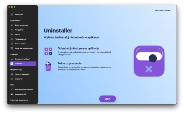 Jak usunąć aplikacje? Program Uninstaller pomaga odinstalować nieużywane programy i oczyścić system ze zbędnych plików.